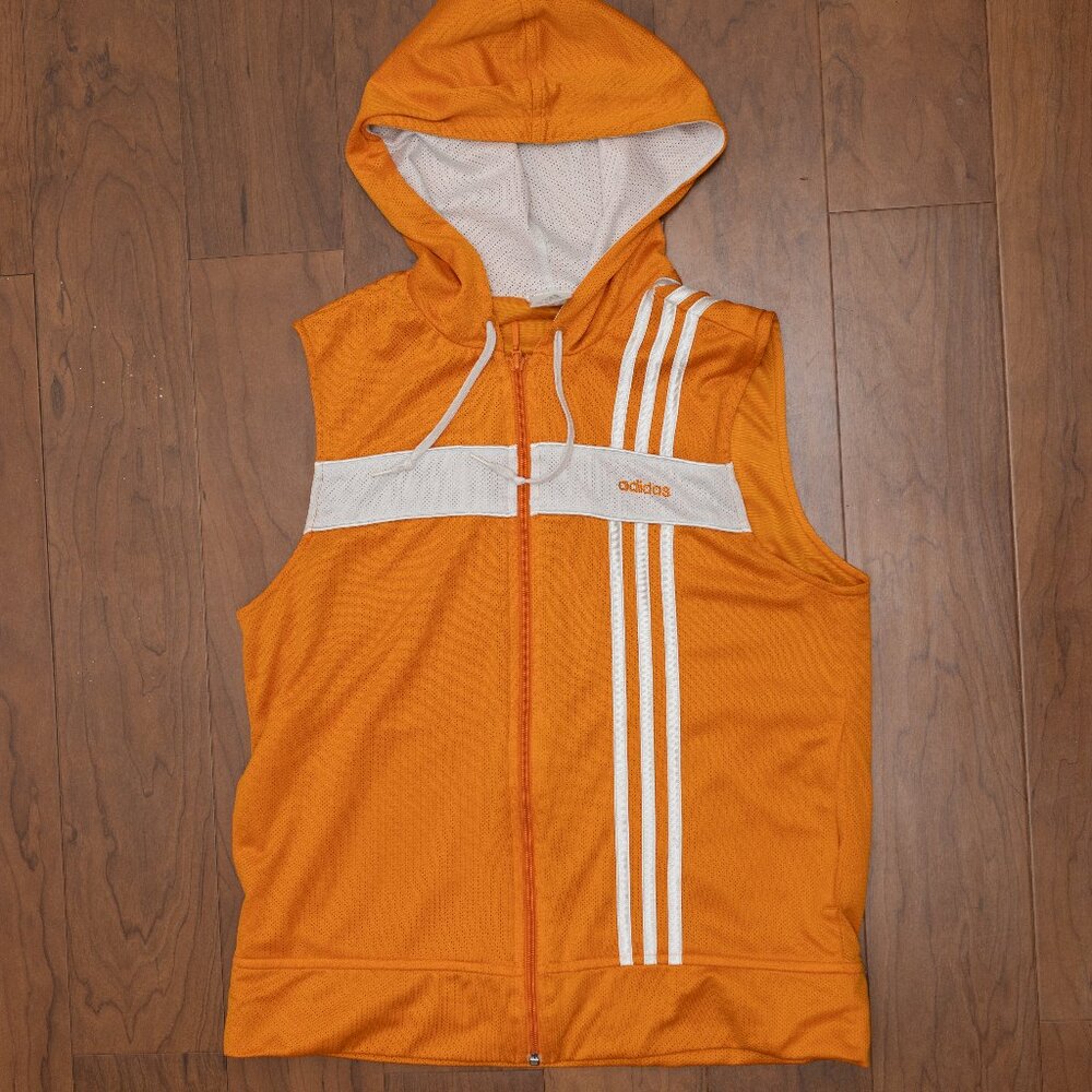 Addias Vest Sports Jacket Women Orange Size L